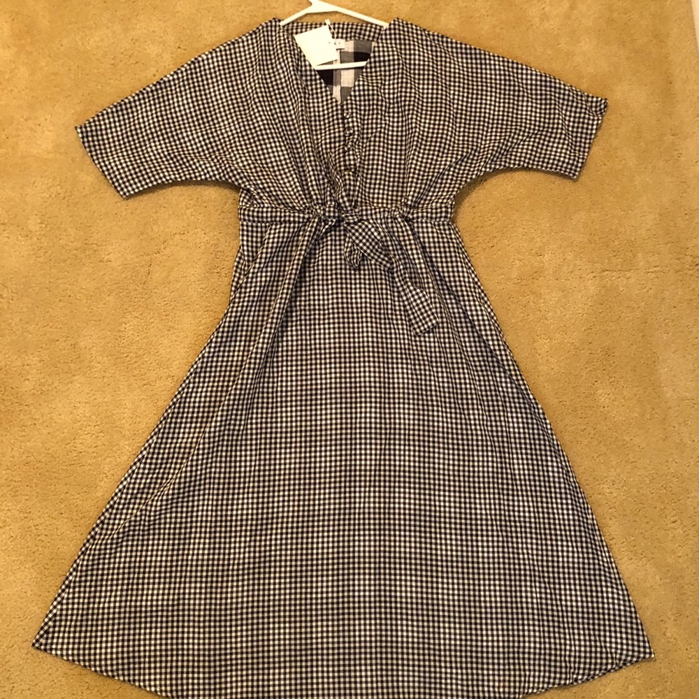 Wray NYC Gingham Market Dress - Size: Small